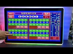 หน้าจอแสดงผล LCD ขนาด 24 นิ้ว พร้อมกรอบขอบแถบไฟ LED สำหรับคาสิโน