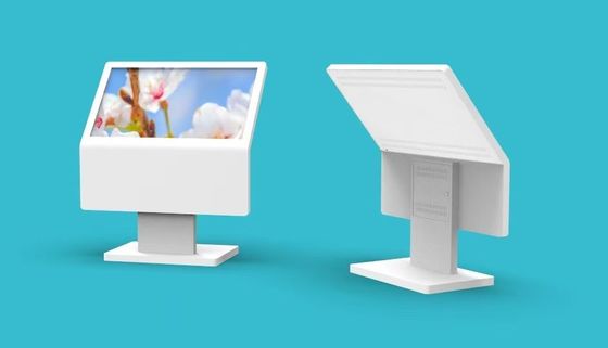 คิโอสก์จอสัมผัส Lcd 55 นิ้ว Wayfinding 4K Hd ชั้นยืน Self-Service Screen คิโอสก์แสดงสินค้าปฏิกิริยาสําหรับห้างสรรพสินค้า