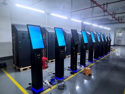 ชั้นยืน Self Service การสั่งซื้อและการชําระเงิน Kiosk การสนับสนุนการปรับแต่ง 24 27 32 นิ้ว Self Order การชําระเงิน Kiosk